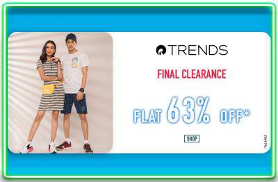 Reliance Trends FLat 63% Off Sale on Ajio