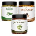 Relishta Jackfruit Karela & Jimikand Pickle Kathal ka Achar Bitter Gourd Pickle Jimikand/OAL/Elephant Foot Pickle Combo (3x250G)...