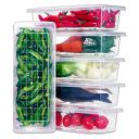 Rellon industries Set of 6 Fridge Storage Boxes Pack of Food Storage Container (6)...
