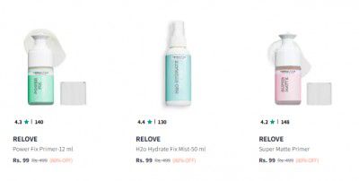 Upto 80% Off Relove Beauty Product | Start @ ₹99