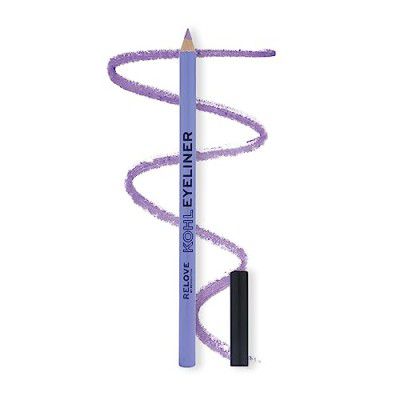 Relove- Coloured Kohl Eyeliner- Lilac | Highly Pigmented | Smooth and Creamy Formula |Kohl Eyeliner |Matte finish for glam looks | 1.2gm