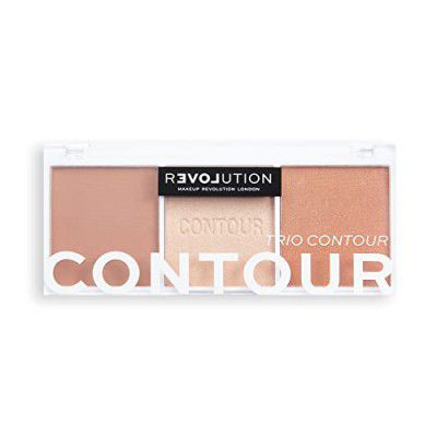 Relove Revolution Relove Colour Play Contour Trio Palette Sugar, Multi-Color (Peach)