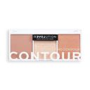 Relove Revolution Relove Colour Play Contour Trio Palette Sugar, Multi-Color (Peach)...