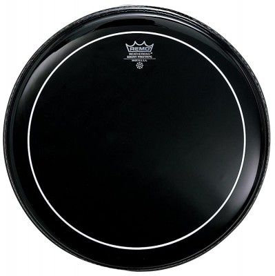 Remo ES-0616-PS- Ebony Pinstripe 16-inch Drum Head