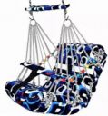 Rena Mall BJIK Cotton Swing Chair For Kids Baby'sFolding & Washable 1-3 Years Bouncer  (Blue)...