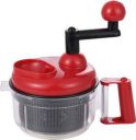 Renberg Manual Vegetable & Fruit Chopper (Food Processor, Chopping Blade, Whip Blade, Slicing Platform3)...