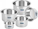 Renberg Steelix Tope Cookware Set  (Stainless Steel 5 - Piece)...