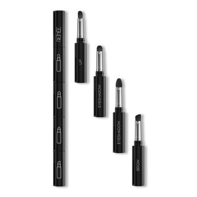 RENEE Core 4, 4-in-1 Makeup Brush, a Multipurpose Wand With 2 Eyeshadows