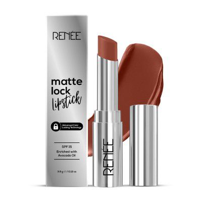 RENEE Matte Lock Lipstick - Soul, Moisturizing, Long Lasting & Weightless Formula