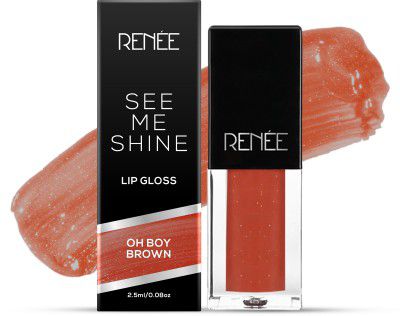 RENEE See Me Shine Lip Gloss - Oh Boy Brown 2.5ml 