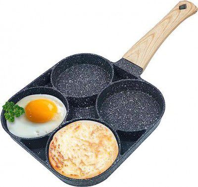Renesmee Non-Stick Egg Frying Pan with Detachable Wooden Handle