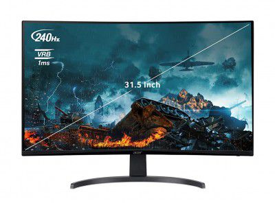 (Renewed) Acer ED320QX 31.5 Inch 1920 x 1080 Pixels Full HD 1500R Curved Monitor