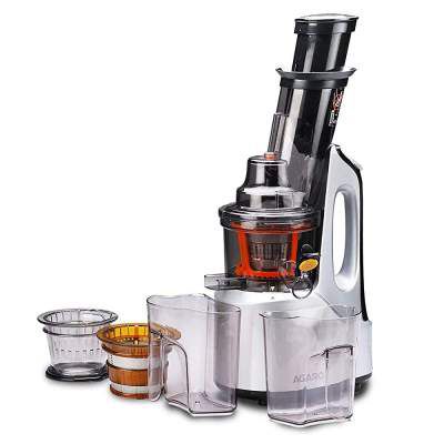 (Renewed) AGARO - 33293 Imperial 240-Watt Slow Juicer with Cold Press Technology (Grey/Black)