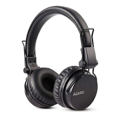 (Renewed) AGARO Fusion Wireless Bluetooth On Ear Headphone with Mic (Black)