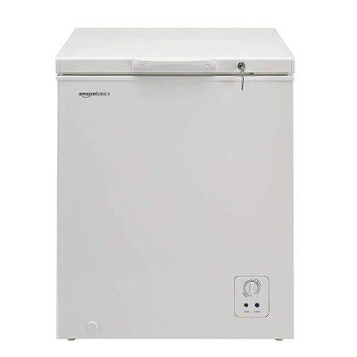 (Renewed) AmazonBasics Single Door Deep Freezer (142 L, White)