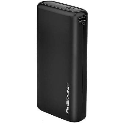 (Renewed) Ambrane Neos 20000mAh Polymer Power Bank (Midnight Green)