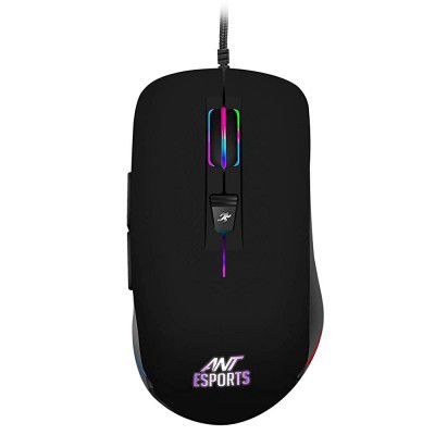 (Renewed) Ant Esports GM100 RGB Optical Wired Gaming Mouse