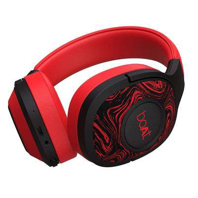 (Renewed) boAt Rockerz 550 Over-Ear Wireless Headphone with Ergonomic Aesthetics
