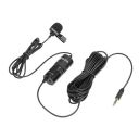 (Renewed) Boya BY-M1 Pro Omnidirectional Lavalier Condenser Microphone with Mic Gain control and Headphones-out, Compatible with iPhone Android Smartphone (20 ft Cable)...
