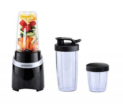 (Renewed) Concord Smoothie Maker/Nutrition Blender with 2 Jars for Blending and Grinding, Black, 9.5 IN (BL-785-cr)