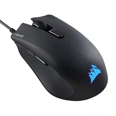 (Renewed) Corsair Harpoon Pro RGB, FPS/MOBA Gaming Mouse, 12000 DPI Optical- Black