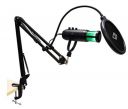 (Renewed) Cosmic Byte Desk Arm Mount with POP Filter for Deimos RGB Microphone, Microphone not Included (Black)...
