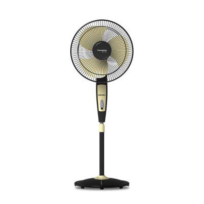 (Renewed) Crompton HighSpeed Torpedo 400-MM Pedestal Fan (Black Yellow)