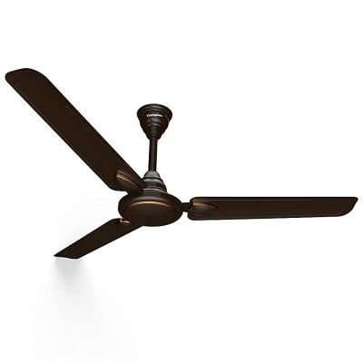 (Renewed) Crompton Hill Briz Deco 1200mm (48 inch) High Speed Designer Ceiling Fan (Smoked Brown)