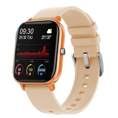 (Renewed) Fire-Boltt SPO2 Full Touch 1.4 inch Smart Watch (Gold)