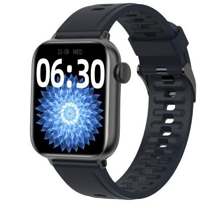(Renewed) Fire-Boltt Supreme 1.79 inches Borderless LTPS 368*448 UHD PRO Display with 96% Screen to Body Ratio, 3ATM Waterproof , Spo2, Heart Rate and Blood Pressure Smart Watch (Blue)