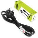 (Renewed) Gizga Essentials Laptop Power Cable Cord- 3 Pin Adapter Isi Certified(1 Meter/3.3 Feet)...