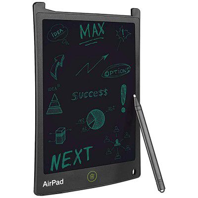 (Renewed) Gizga Essentials Portable AirPad Re-Writeable 21.59 cm (8.5-inch) LCD Writing Tablet Memo Pad Drawing Board Slate Notes Digital Notepad