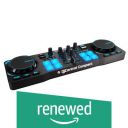(Renewed) Hercules DJControl Compact Super-Mobile USB Controller with 8 Trigger Pads and 2 Virtual Turntable Decks...