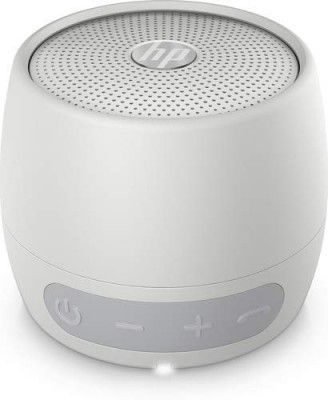 (Renewed) HP 360 Mono Portable Silver Bluetooth Speaker with Built-in Microphone Ip54 Dust and Water Resistance (2D801AA)