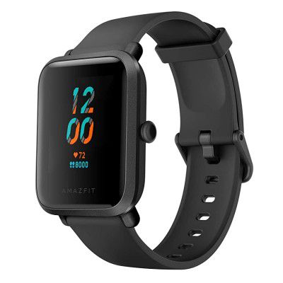 (Renewed) Huami Amazfit Bip S Smart Watch with Built -in GPS, Long Battery Life, Always-on Display, 5ATM Water Resistance (Carbon Black)