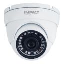 (Renewed) Impact by Honeywell 2MP Dome CCTV Camera I 1080P Real time high Resolution AHD Wired Camera I 3.6MM Fixed Lens Up to 20M IR Distance I Soft OSD Controller I Made in India I Metal Housing-Whi...