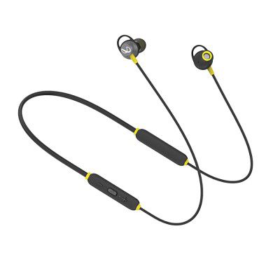 (Renewed) Infinity Glide 120 Wireless Bluetooth In Ear Neckband Earphone with Mic (Black & Yellow)