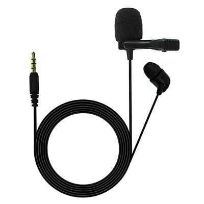 (Renewed) JBL Commercial CSLM20 Omnidirectional Lavalier Microphone, Earphone for calls, Video Conferences, and Monitoring