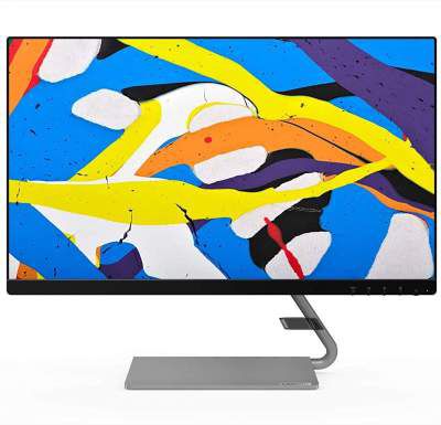 (Renewed) Lenovo 24-inch FHD Monitor with 75Hz, 4ms, HDMI, VGA, AMD FreeSync, Built in Speaker - Q24i-10