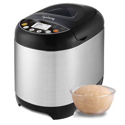 (Renewed) Lifelong Atta and Bread Maker for Home 550 Watt 19 Pre-Set Menu (LLSMXBM0-cr)
