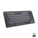 (Renewed) Logitech MX Mechanical Mini Wireless Illuminated Keyboard, Tactile Quiet Switches, Backlit, Bluetooth, USB-C, macOS, Windows, Linux, iOS, Android, Metal...