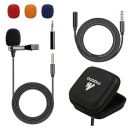 (Renewed) MAONO AU-402LP Collar Mic for Mobile, PC, YouTube Recording (Microphone + Colorful Wind Muff x4 +TRRS Adapter + 2.5M Extension Cord + Pouch)...