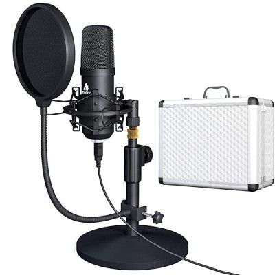(Renewed) Maono AU-A04TC USB Condenser Podcast PC Microphone Kit 192KHz/24Bit with Aluminum Case