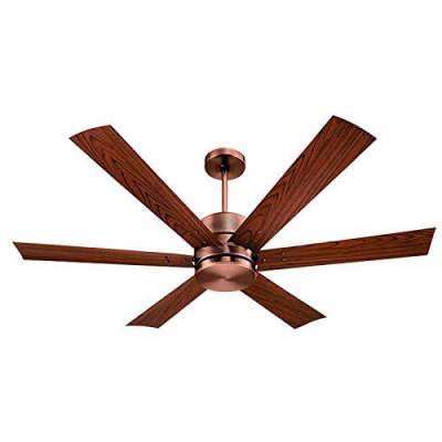 (Renewed) Marc Emperor | Luxurious and Lifestyle | Six Blade | 48 inch | Ceiling Fan - Copper Rosewood