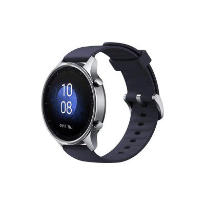 (Renewed) Mi Watch Revolve,1.39 AMOLED Screen,5ATM Water Resistant,VO2 Max,First Beat Motion Algorithm,Stress & Sleep Management, Chrome Silver