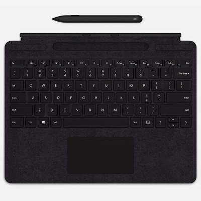 (Renewed) Microsoft Surface Pro X Signature Keyboard with Slim Pen QSW-00015