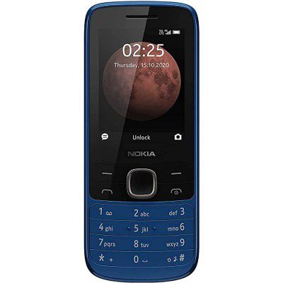 (Renewed) Nokia 225 4G Dual SIM Feature Phone with Long Battery Life, Camera, Multiplayer Games, and Premium Finish – Classic Blue Colour