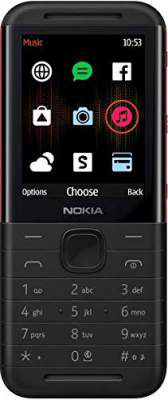 (Refurbished) Nokia 5310 (Dual Sim, Black/Red)