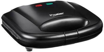 (Renewed) Prestige PGMFB 800-Watt Grill Sandwich Toaster (Black)