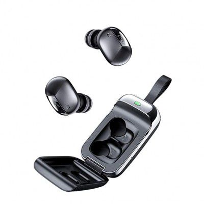 (Renewed) pTron Bassbuds Urban in-Ear True Wireless Stereo Bluetooth Headphones (TWS) with Mic - (Black)